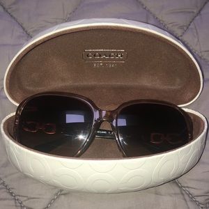 Coach sunglasses (Crystal Light Brown/Dark Tort)